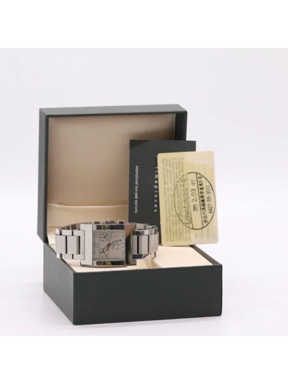 Gucci Quartz Date Chronograph Silver Dial Watch